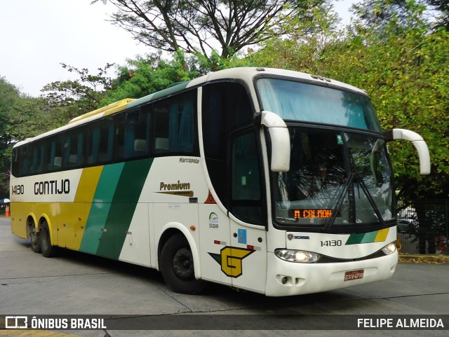 Empresa Gontijo de Transportes 14130 na cidade de São Paulo, São Paulo, Brasil, por FELIPE ALMEIDA. ID da foto: 10146400.