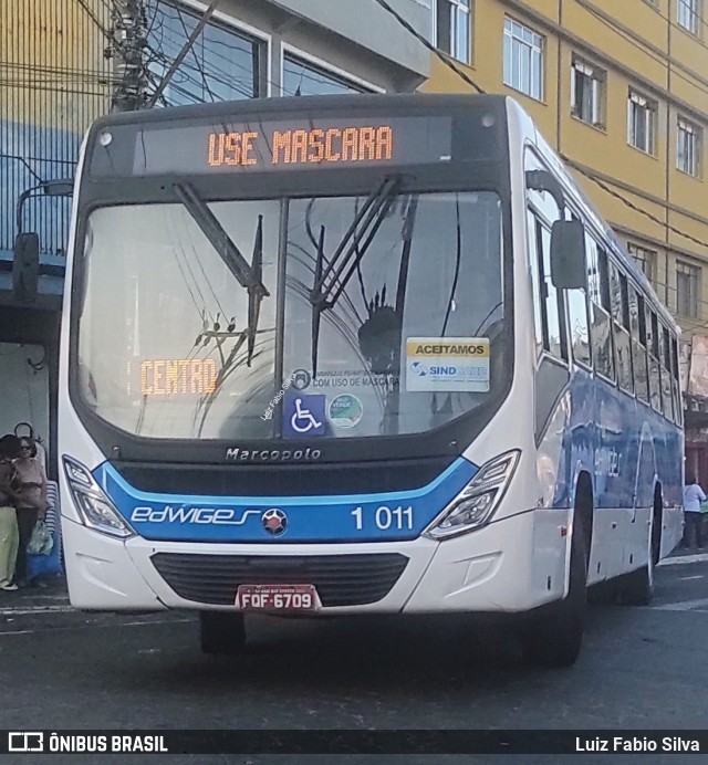 Viação Santa Edwiges e Turismo 1 011 na cidade de Barra do Piraí, Rio de Janeiro, Brasil, por Luiz Fabio Silva. ID da foto: 10228668.