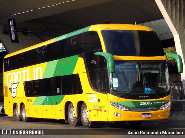 Empresa Gontijo de Transportes 25015 na cidade de Belo Horizonte, Minas Gerais, Brasil, por Adão Raimundo Marcelino. ID da foto: 10232291.