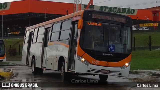 Itamaracá Transportes 1.507 na cidade de Paulista, Pernambuco, Brasil, por Carlos Lima. Número da foto: #10231964.