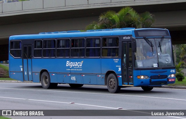 Biguaçu Transportes Coletivos Administração e Participação 416 na cidade de Florianópolis, Santa Catarina, Brasil, por Lucas Juvencio. ID da foto: 10231309.