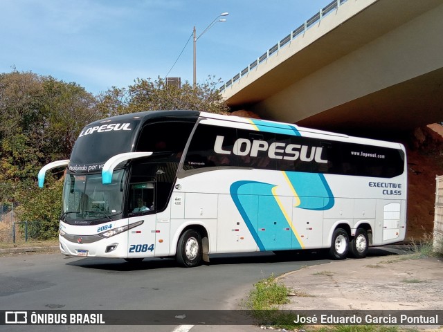 LopeSul Transportes - Lopes e Oliveira Transportes e Turismo - Lopes Sul 2084 na cidade de Campinas, São Paulo, Brasil, por José Eduardo Garcia Pontual. Número da foto: #10229169.