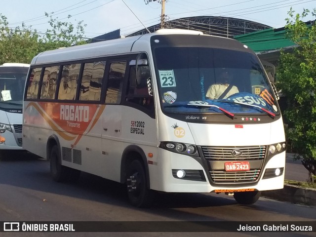 Rogato Transportes 5612002 na cidade de Manaus, Amazonas, Brasil, por Jeison Gabriel Souza. ID da foto: 10229520.