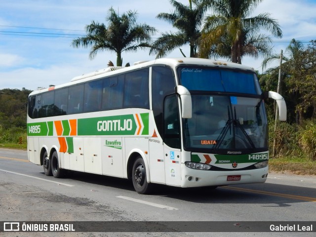 Empresa Gontijo de Transportes 14895 na cidade de Formiga, Minas Gerais, Brasil, por Gabriel Leal. ID da foto: 10229968.