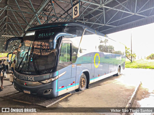 Viação Cidade Sol 8680 na cidade de Santo Antônio de Jesus, Bahia, Brasil, por Victor São Tiago Santos. Número da foto: #10231036.