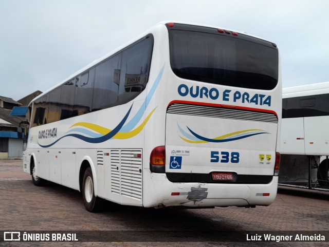 Viação Ouro e Prata 538 na cidade de Porto Alegre, Rio Grande do Sul, Brasil, por Luiz Wagner Almeida. Número da foto: #10230215.