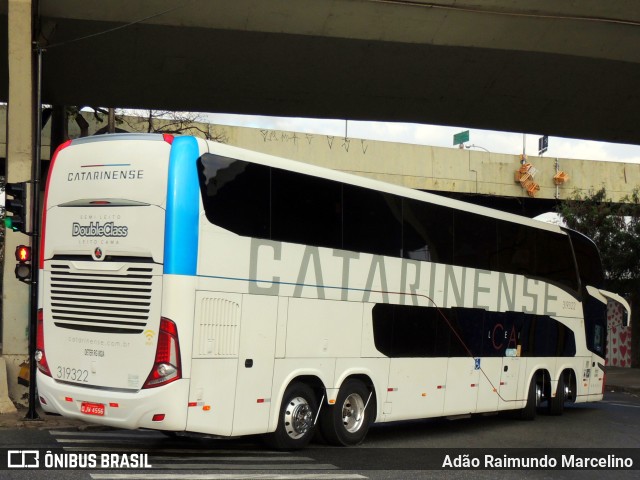 Auto Viação Catarinense 319322 na cidade de Belo Horizonte, Minas Gerais, Brasil, por Adão Raimundo Marcelino. ID da foto: 10232316.