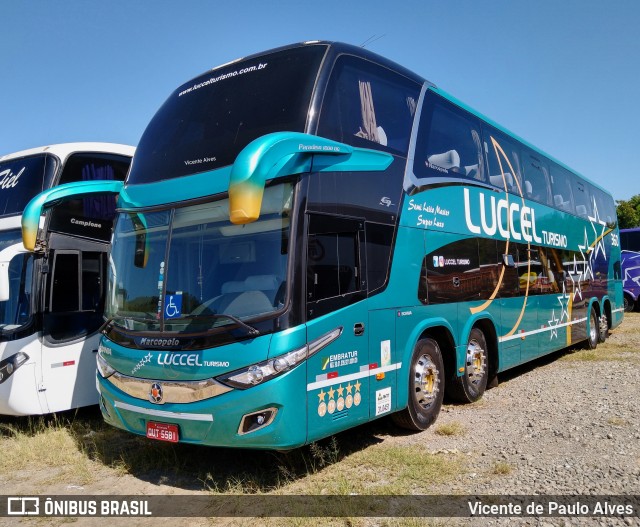 Luccel Transporte e Turismo 360 na cidade de Aparecida, São Paulo, Brasil, por Vicente de Paulo Alves. ID da foto: 10229782.