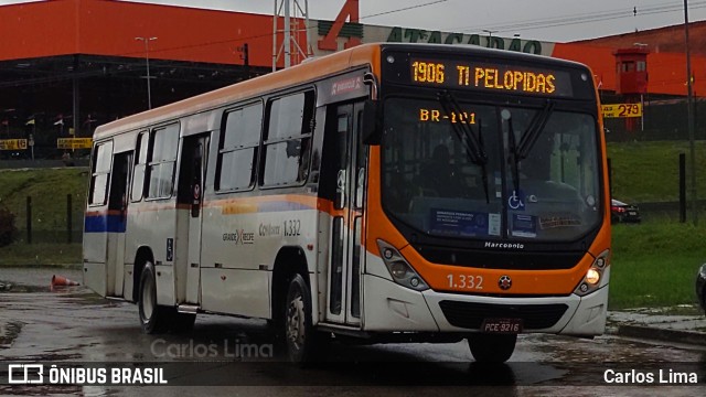 Cidade Alta Transportes 1.332 na cidade de Paulista, Pernambuco, Brasil, por Carlos Lima. Número da foto: #10231971.