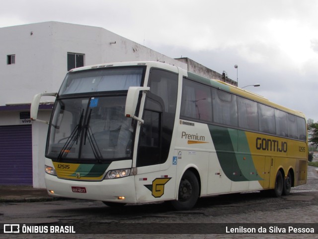 Empresa Gontijo de Transportes 12515 na cidade de Caruaru, Pernambuco, Brasil, por Lenilson da Silva Pessoa. ID da foto: 10229881.