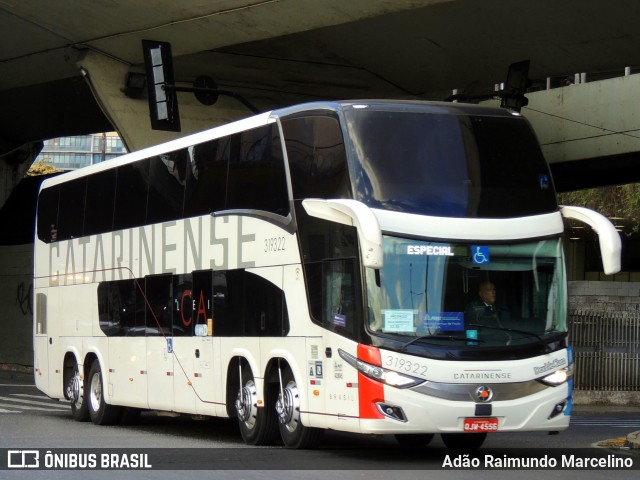Auto Viação Catarinense 319322 na cidade de Belo Horizonte, Minas Gerais, Brasil, por Adão Raimundo Marcelino. Número da foto: #10232307.