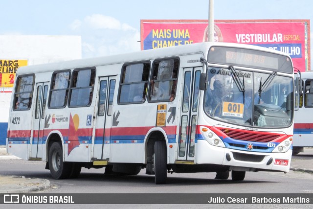 Transporte Tropical 4272 na cidade de Aracaju, Sergipe, Brasil, por Julio Cesar  Barbosa Martins. Número da foto: #10228690.