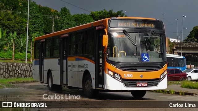 Itamaracá Transportes 1.590 na cidade de Paulista, Pernambuco, Brasil, por Carlos Lima. ID da foto: 10229422.