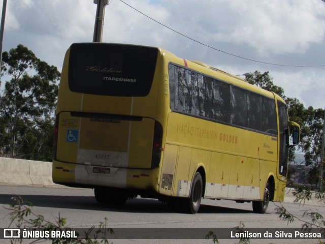 Viação Itapemirim 45815 na cidade de Caruaru, Pernambuco, Brasil, por Lenilson da Silva Pessoa. ID da foto: 10229948.