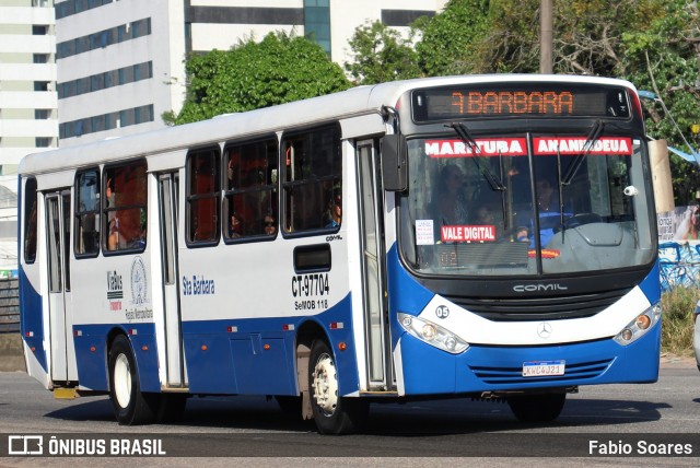 ViaBus Transportes CT-97704 na cidade de Belém, Pará, Brasil, por Fabio Soares. ID da foto: 10228757.