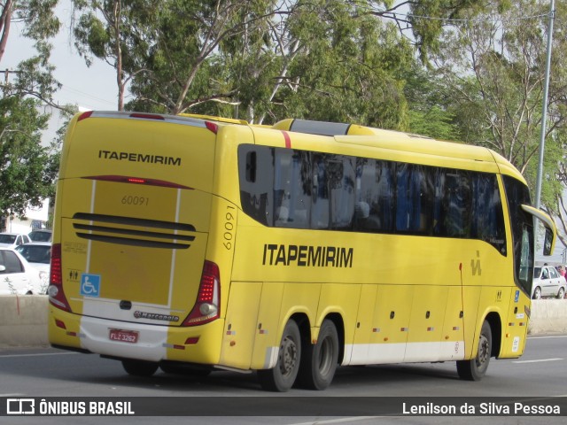 Viação Itapemirim 60091 na cidade de Caruaru, Pernambuco, Brasil, por Lenilson da Silva Pessoa. ID da foto: 10229889.