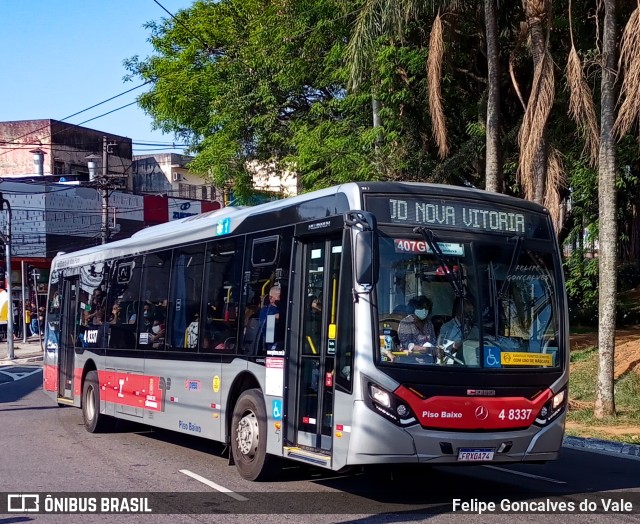 Express Transportes Urbanos Ltda 4 8337 na cidade de São Paulo, São Paulo, Brasil, por Felipe Goncalves do Vale. Número da foto: #10228707.