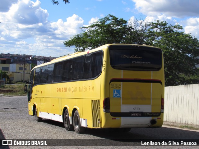 Viação Itapemirim 5813 na cidade de Caruaru, Pernambuco, Brasil, por Lenilson da Silva Pessoa. Número da foto: #10229804.