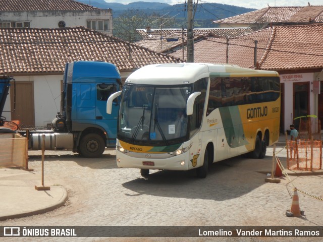 Empresa Gontijo de Transportes 18020 na cidade de Diamantina, Minas Gerais, Brasil, por Lomelino  Vander Martins Ramos. ID da foto: 10230033.