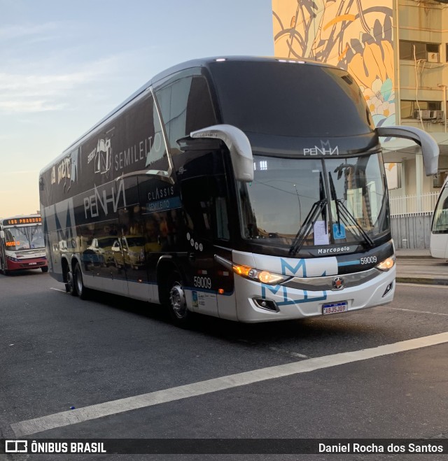 Empresa de Ônibus Nossa Senhora da Penha 59009 na cidade de Rio de Janeiro, Rio de Janeiro, Brasil, por Daniel Rocha dos Santos. ID da foto: 10232038.