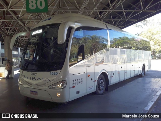 Viação Atibaia São Paulo 1020 na cidade de São Paulo, São Paulo, Brasil, por Marcelo José Souza. ID da foto: 10229126.