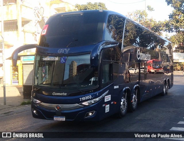 Viação Cometa 719303 na cidade de Belo Horizonte, Minas Gerais, Brasil, por Vicente de Paulo Alves. Número da foto: #10234991.