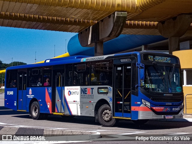 Next Mobilidade - ABC Sistema de Transporte 81.949 na cidade de São Paulo, São Paulo, Brasil, por Felipe Goncalves do Vale. ID da foto: 10233957.