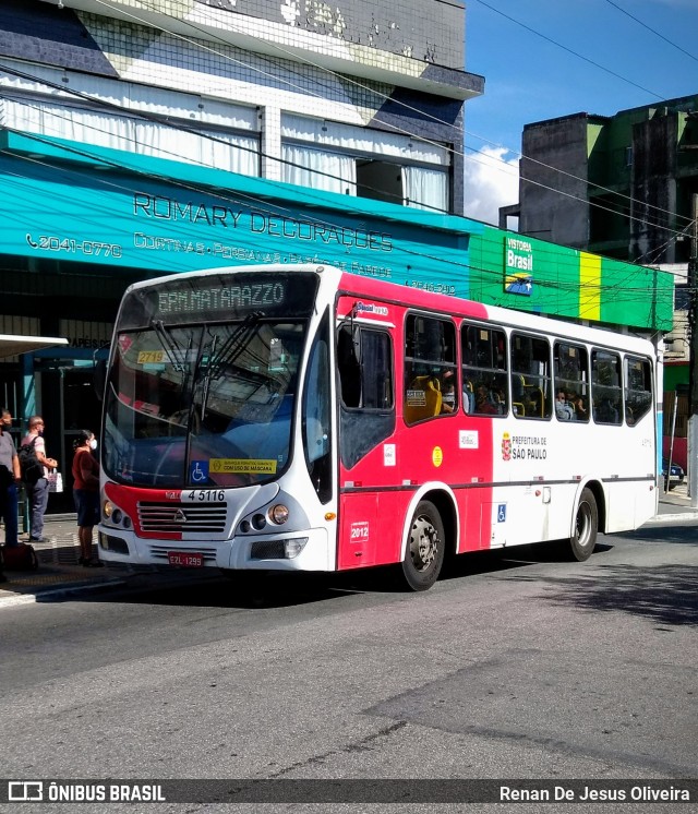 Allibus Transportes 4 5116 na cidade de São Paulo, São Paulo, Brasil, por Renan De Jesus Oliveira. Número da foto: #10233653.