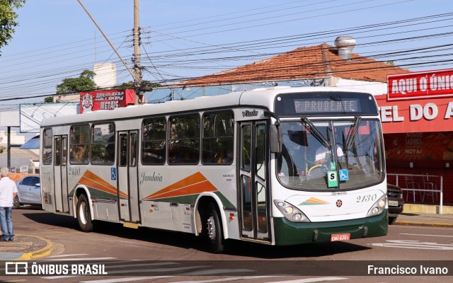 Jandaia Transportes e Turismo 2130 na cidade de Presidente Prudente, São Paulo, Brasil, por Francisco Ivano. ID da foto: 10234708.