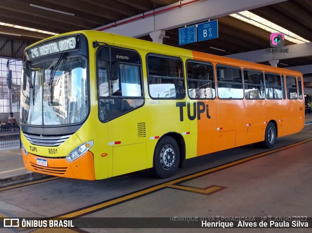 TUPi Transportes Urbanos Piracicaba 8501 na cidade de Piracicaba, São Paulo, Brasil, por Henrique Alves de Paula Silva. ID da foto: 10236323.