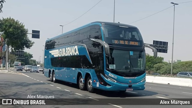 Viação Águia Branca 50800 na cidade de São Paulo, São Paulo, Brasil, por Alex Marques. Número da foto: #10232657.