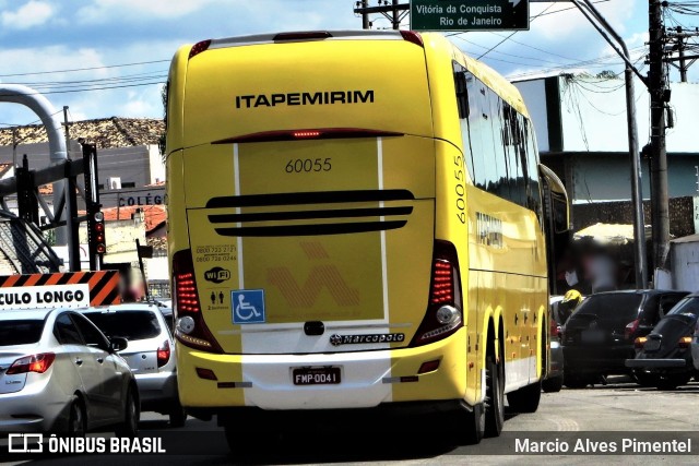 Viação Itapemirim 60055 na cidade de Feira de Santana, Bahia, Brasil, por Marcio Alves Pimentel. Número da foto: #10235964.