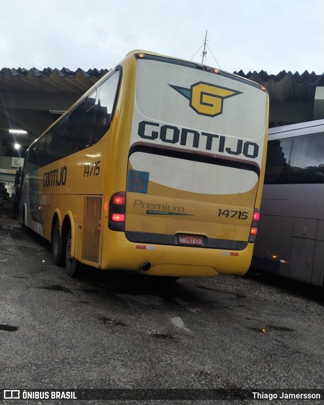 Empresa Gontijo de Transportes 14715 na cidade de Estância, Sergipe, Brasil, por Thiago Jamersson. ID da foto: 10232616.