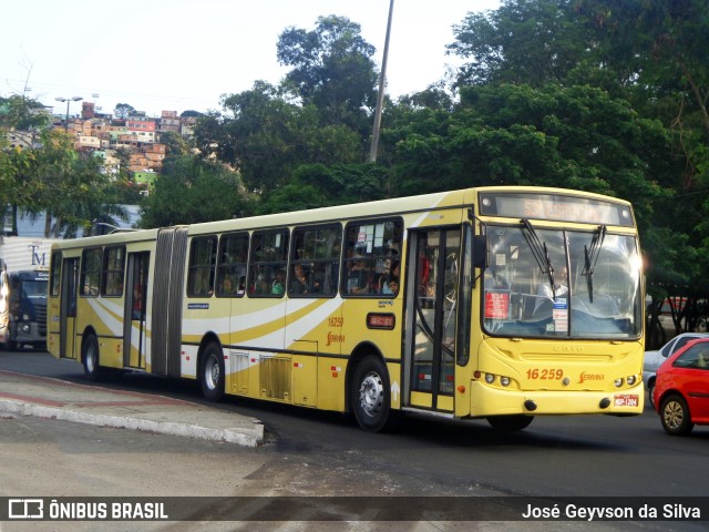 Viação Serrana 16259 na cidade de Vitória, Espírito Santo, Brasil, por José Geyvson da Silva. ID da foto: 10235546.