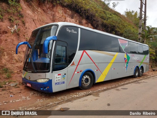 Nova América Turismo 8050 na cidade de Valença, Rio de Janeiro, Brasil, por Danilo  Ribeiro. ID da foto: 10234668.