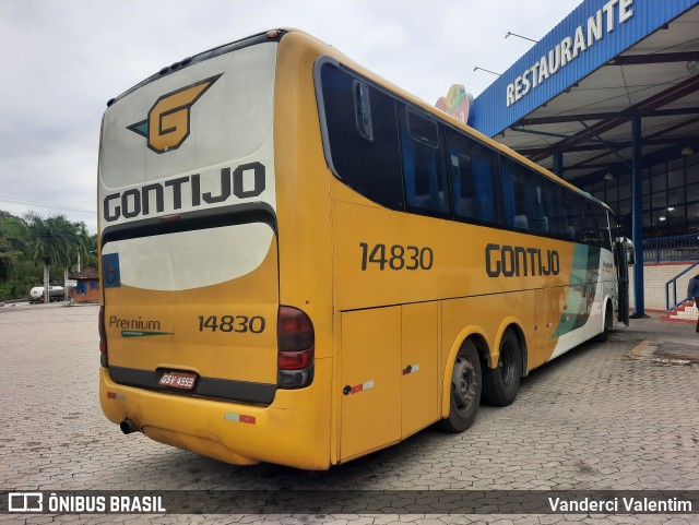 Empresa Gontijo de Transportes 14830 na cidade de Paraíba do Sul, Rio de Janeiro, Brasil, por Vanderci Valentim. ID da foto: 10236145.