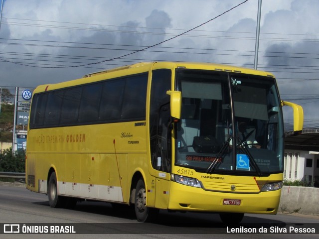 Viação Itapemirim 45815 na cidade de Caruaru, Pernambuco, Brasil, por Lenilson da Silva Pessoa. ID da foto: 10232777.