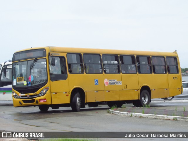 Transporte Tropical 4313 na cidade de Aracaju, Sergipe, Brasil, por Julio Cesar  Barbosa Martins. Número da foto: #10232832.