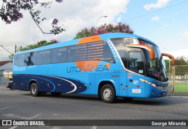 Litorânea Transportes Coletivos 5687 na cidade de São José dos Campos, São Paulo, Brasil, por George Miranda. Número da foto: #10235681.