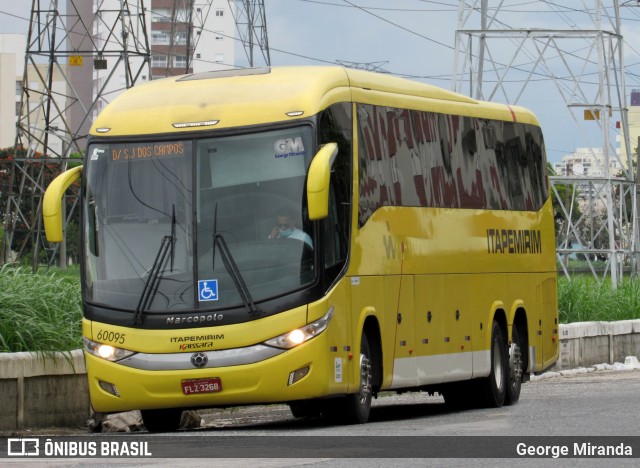 Viação Itapemirim 60095 na cidade de São José dos Campos, São Paulo, Brasil, por George Miranda. Número da foto: #10235697.