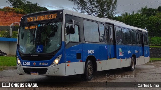 Cidade Alta Transportes 1.005 na cidade de Paulista, Pernambuco, Brasil, por Carlos Lima. ID da foto: 10233879.