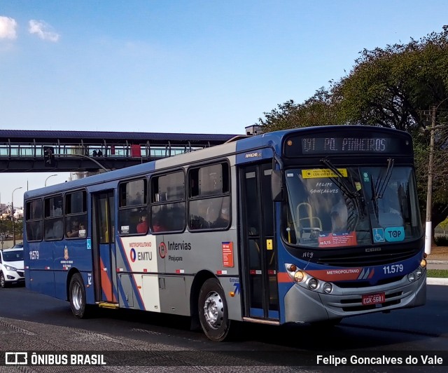 Viação Pirajuçara 11.579 na cidade de São Paulo, São Paulo, Brasil, por Felipe Goncalves do Vale. Número da foto: #10234049.