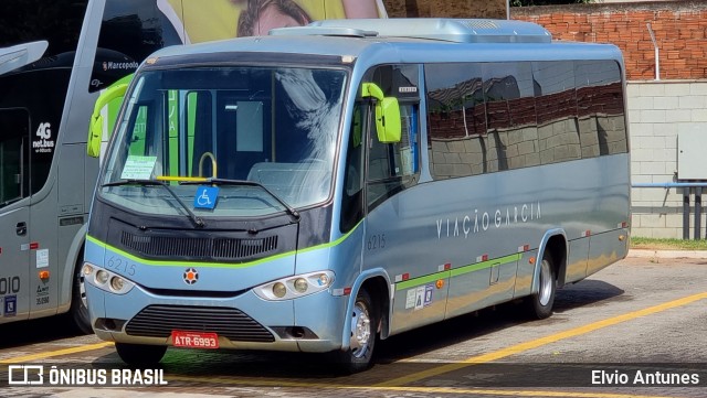 Viação Garcia 6215 na cidade de Maringá, Paraná, Brasil, por Elvio Antunes. Número da foto: #10236417.