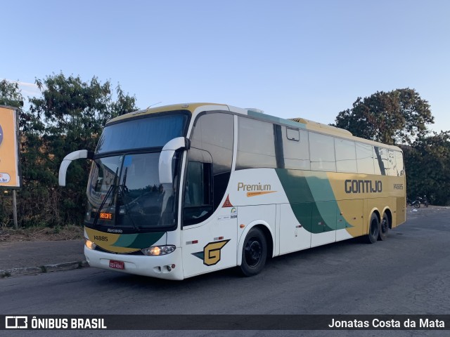 Empresa Gontijo de Transportes 14885 na cidade de Coronel Fabriciano, Minas Gerais, Brasil, por Jonatas Costa da Mata. ID da foto: 10234338.