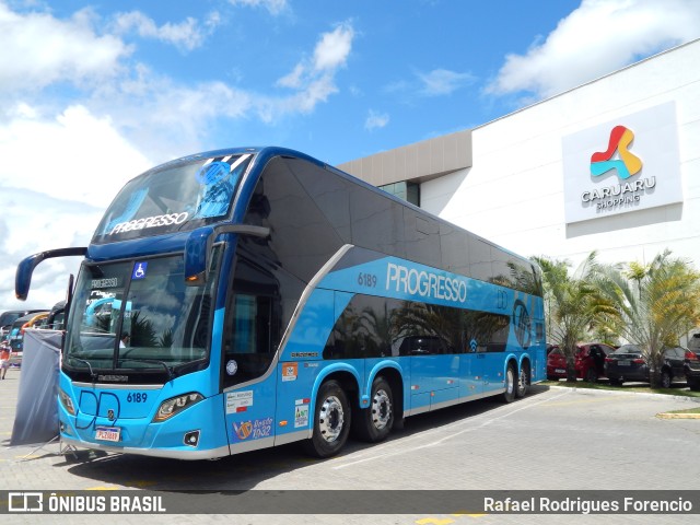 Auto Viação Progresso 6189 na cidade de Caruaru, Pernambuco, Brasil, por Rafael Rodrigues Forencio. Número da foto: #10233782.