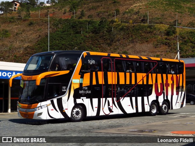 UTIL - União Transporte Interestadual de Luxo 11711 na cidade de Juiz de Fora, Minas Gerais, Brasil, por Leonardo Fidelli. Número da foto: #10235366.