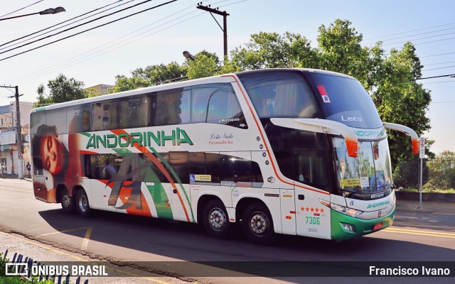 Empresa de Transportes Andorinha 7306 na cidade de Presidente Prudente, São Paulo, Brasil, por Francisco Ivano. ID da foto: 10234685.