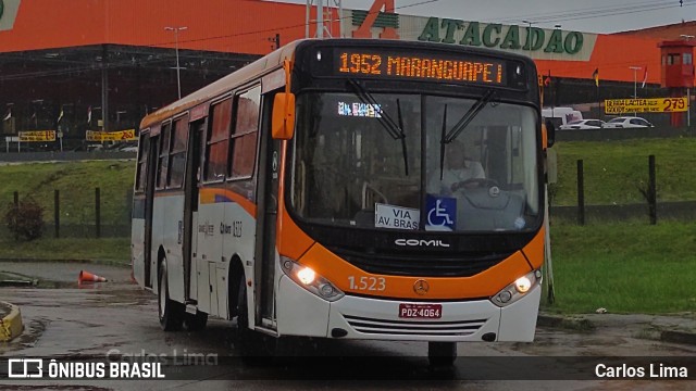 Itamaracá Transportes 1.523 na cidade de Paulista, Pernambuco, Brasil, por Carlos Lima. ID da foto: 10233872.