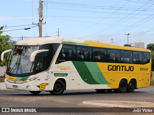 Empresa Gontijo de Transportes 18660 na cidade de Teresina, Piauí, Brasil, por João Victor. ID da foto: 10234500.