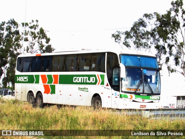 Empresa Gontijo de Transportes 14825 na cidade de Caruaru, Pernambuco, Brasil, por Lenilson da Silva Pessoa. ID da foto: 10232766.